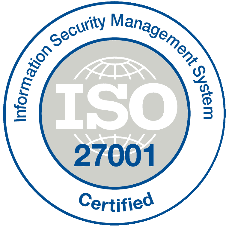 ISO 27001 Certified